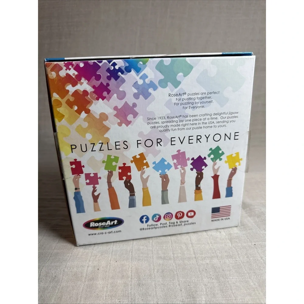 1000 piece‎ RoseArt Home Country called Mount Rushmore BONUS POSTER!